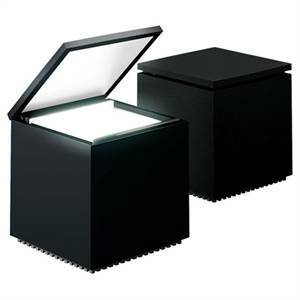 Lampada da tavolo cuboluce 40w nera 138