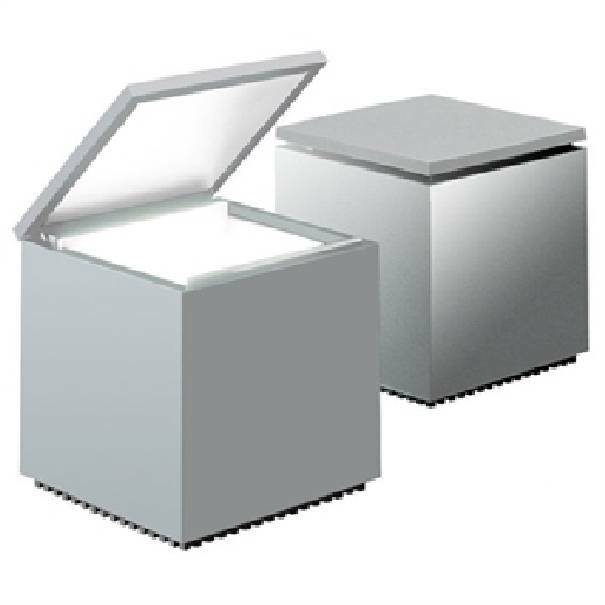 cini&nils cini&nils lampada da tavolo cuboluce 40w colore argento 288 - foto 1