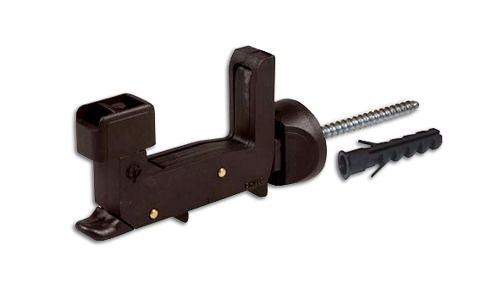 Fermapersiane automatico Masidef per ante da 46-54mm nero - FM51642 01