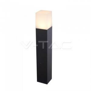 Palo quadro alluminio 1xgu10 h 50 cm ip54 colore nero vt-7614 7564