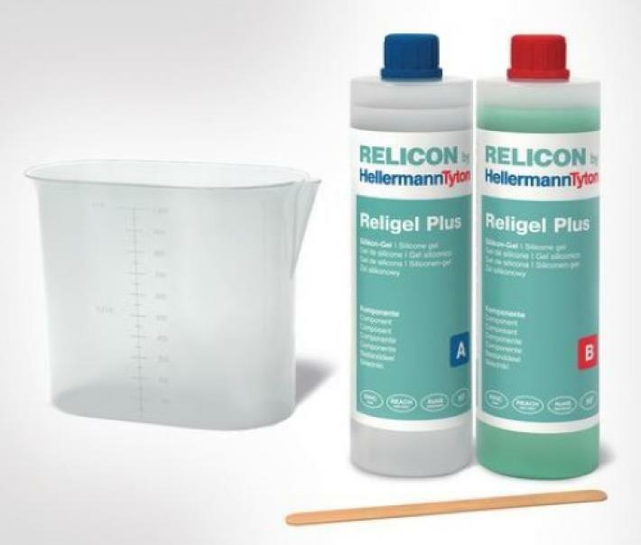 hellermanntyton hellermann tyton gel bi-componente bottiglia 1lt  435-00752 - foto 1