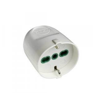 Presa bipasso italo/tedesca 2p&#43;t 16a smontabile colore bianco 81050