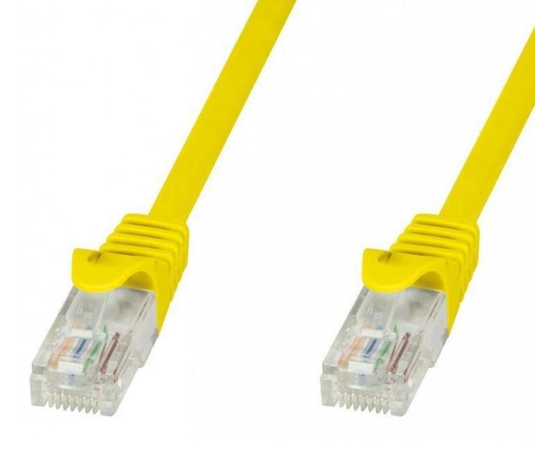 techly cavo rete utp cat.6 giallo 50cm 029433 - foto 1