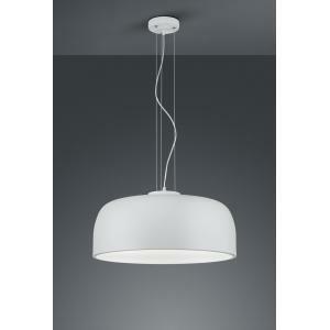 Italia sospensione tonda baron attacco grande e27 diametro 52cm colore bianco 309800431