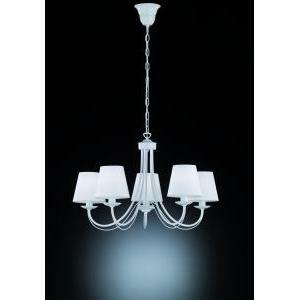 Italia lampadario cortez 5 luci attacco piccolo e14 28w colore bianco 110600531