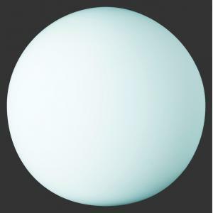 Italia lampada da tavolo pingpong attacco grande e27 diametro 20cm in vetro colore bianco r5220-07