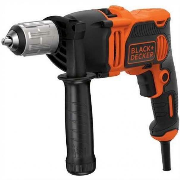 black & decker black & decker trapano a percussione 850w in valigetta beh850k-qs - foto 1