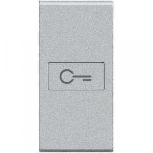 Livinglight copritasto illuminabile con simbolo chiava 1 modulo colore tech nt4916f