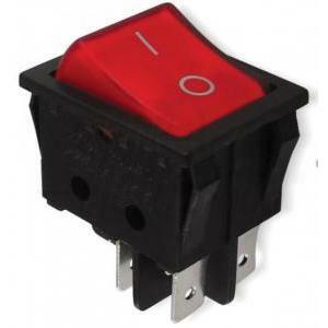 2 interruttori a bilanciere luminosi 2p on/off 320-002 320-002/b2