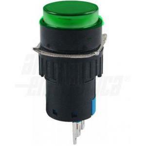 Pulsante momentaneo 1p on/on verde 330-070-4 330-070-4/b1