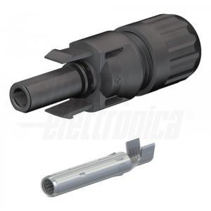 Connettore volante femmina  mc4 max 1000v nero 2pz - 200-405/b2