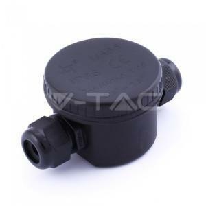 Scatola di derivazione ip66 5-9mm colore nero vt-881 5987