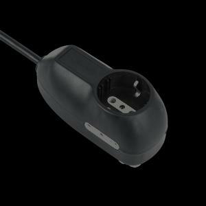 Multipresa 1 schuko &#43; 2 bivalenti 10/16a 5mt spina 16a colore nero 62057