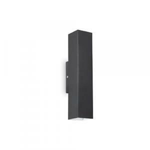 Applique da parete sky ap2 28w attacco gu10 in metallo colore nero 126890