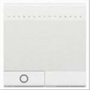 Myhome copritasto illuminabile 2 moduli simbolo luce colore bianco n4915m2an