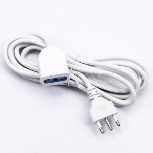 Prolunga lineare spina 16a 2p&#43;t presa 10/16a colore bianco 8731