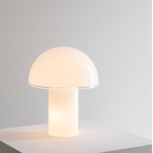 Lampada tavolo vetro soffiato 35 cm  - a006500