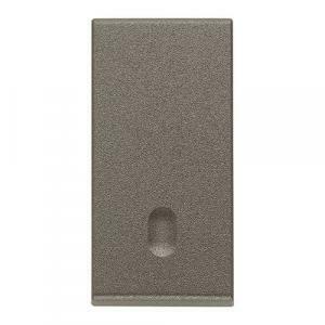Arke' metal tasto 1 modulo illuminabile colore alluminio 19021.m