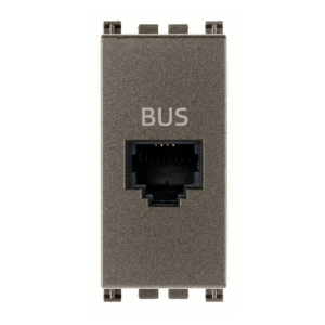 Presa rj11 speciale per bus metal 1 modulo   - 19329.m