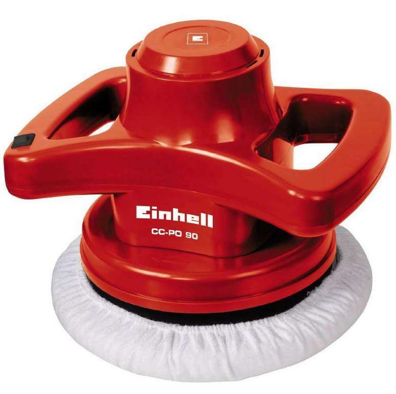 einhell einhell italia lucidatrice per auto cc-po 90 con disco lucidante diametro 24 cm e 3.700 oscillazioni al minuto 2093173 - foto 1