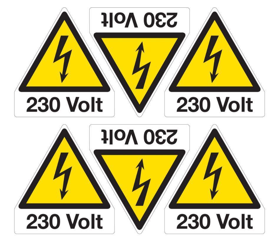 Etichetta adesiva Cartelli Segnalatori triangolo 230V- E91652A 01