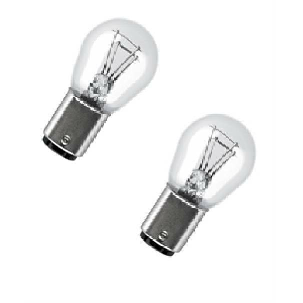 ledvance osram blister 2 lampadine base metallo per auto 25/6w bay15d a7528bli2 - foto 1