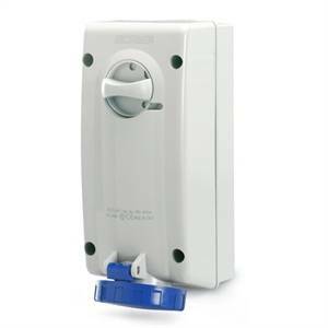 Presa interbloccata 2p+t 16a 230v 6h colore blu 561.1683