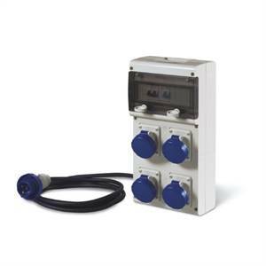 Quadro cantiere asc ip66 2p+t 16a 230v 4prese - 630.4506-1058