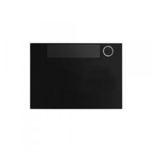 Frontalino serie alpha a 1 tasto nero 1168/11