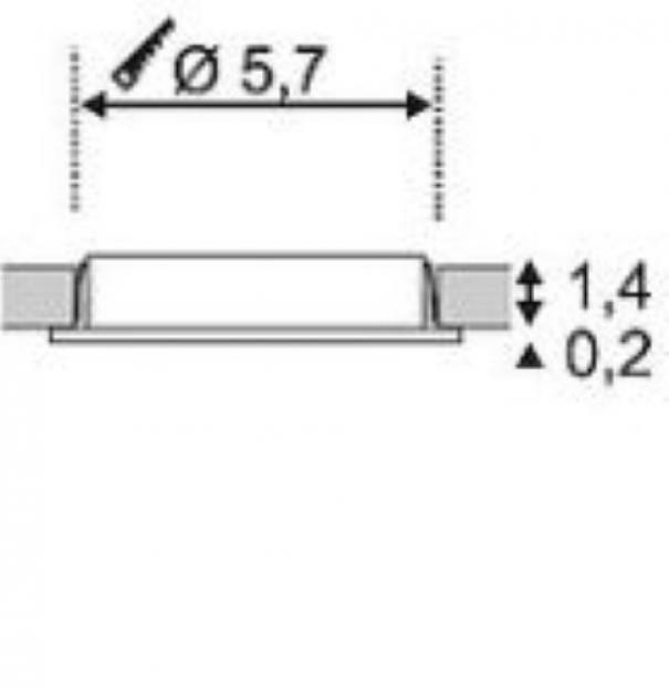 Incasso LED Slv Italia 3000 K rotondo colore cromo - 112222 02