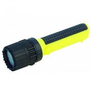 Torcia atex led 1.8w luce fredda 6500k con zoom a batteria fatex02