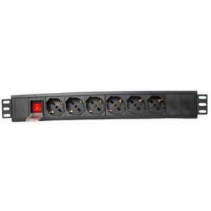 4 power mulltipresa 6 prese con interruttore luminoso colore nero 46352