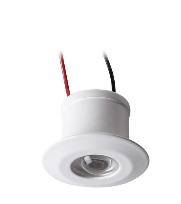 linea light linea light nitum_r faretto led tondo da incasso 1w luce calda 3000k colore bianco 88421w30 - foto 1