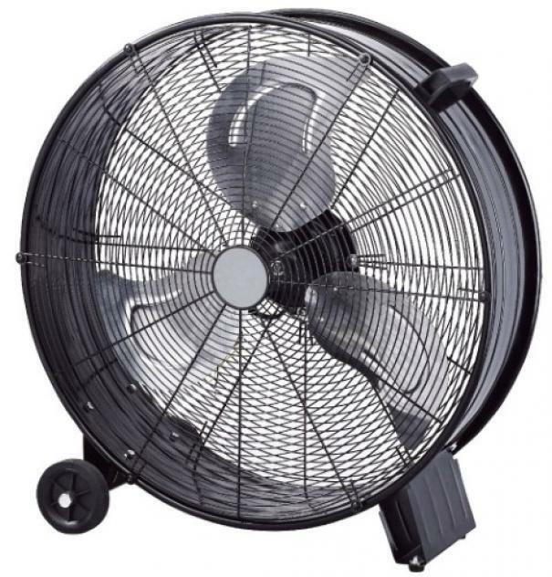 zephir zephir ventilatore industriale 180w in metallo colore nero zdm60cm - foto 1