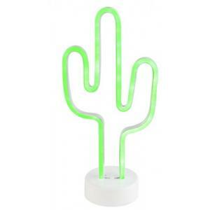 Italia cactus lampada da tavolo led 1,8w in plastica colore bianco con interruttore on/off r55220101