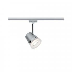 Cone spot attacco gu10 dimmerabile colore cromo opaco per sistema binario urail 97613