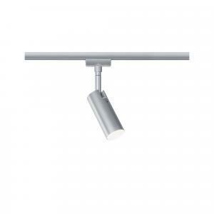 Tubo spot led 5w luce calda 3000k colore cromato opaco per sistema binario urail 95506