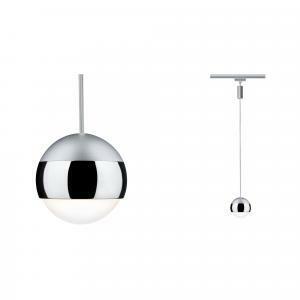 Capsule sospensione led dimmerabile 6w luce calda 2700k per sistema binario urail cromo opaco 95457