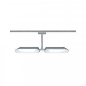 Dipper spot led dimmerabile 2x8w luce calda 2700k per sistemare binario urail colore cromo 95469