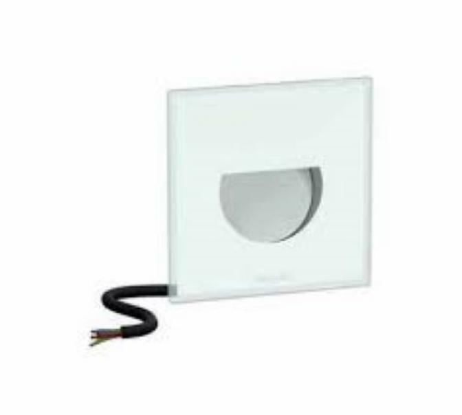 PIN KIT 04 Q Asimmetrico LED  Lombardo  2W Luce Calda 3000K Alluminio Bianco - LL1251123 01