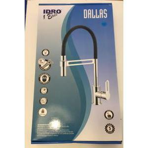 Idro-bric rubinetto miscelatore per lavello bocca alta modello dallas  scarub0951ne