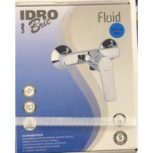 Idro-bric rubinetto miscelatore per esterno  doccia modello fluid diametro 35mm  scarub0975cr