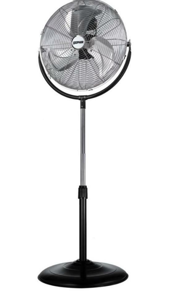 westim westim ventilatore a piantana 120w con 5 pale colore nero pf50cr - foto 1