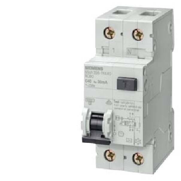 siemens siemens differenziale magnetotermico 1p+n curva c 6a 6ka 5su1356-1kk06 - foto 1