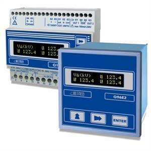 Multimetro multifunzione lcd per guida din 6 moduli q15e2