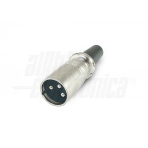 Spina xlr  3p ottone nichelato - 40-60
