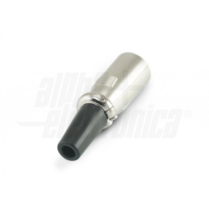 Spina XLR Alpha Elettronica 3P ottone nichelato - 40-60 02