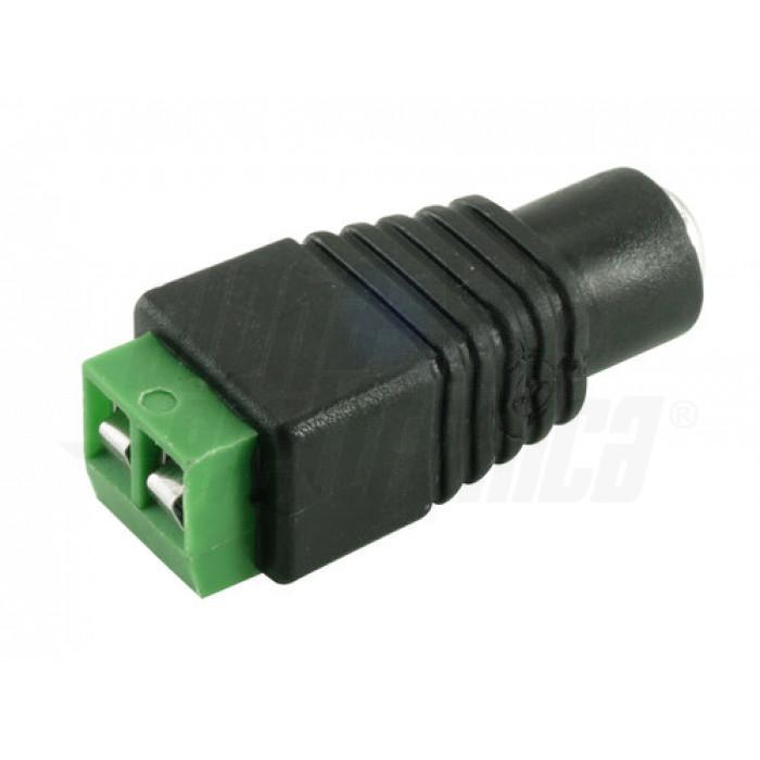 Adattatore da presa a morsetto Alpha Elettronica 3A nero - 28-07 02