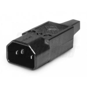 Spina volante  max 10a nero 2pz - 23-8/b2