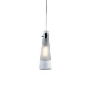 Sospensione kuky clear sp1 in metallo cromato attacco e27 60w 023021